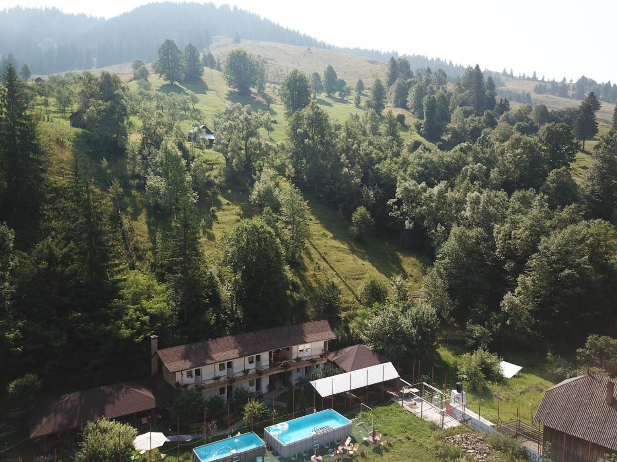 Pensiunea Serbeca Brosteni Bagian luar foto